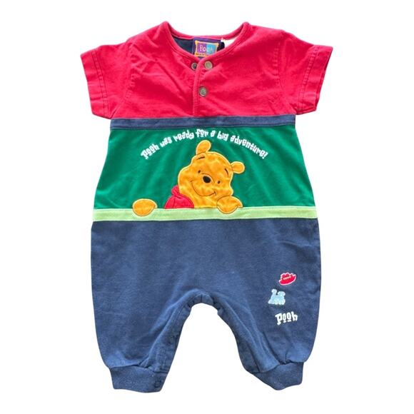 Vintage 90’s Pooh Bear Romper - Picture 1 of 4